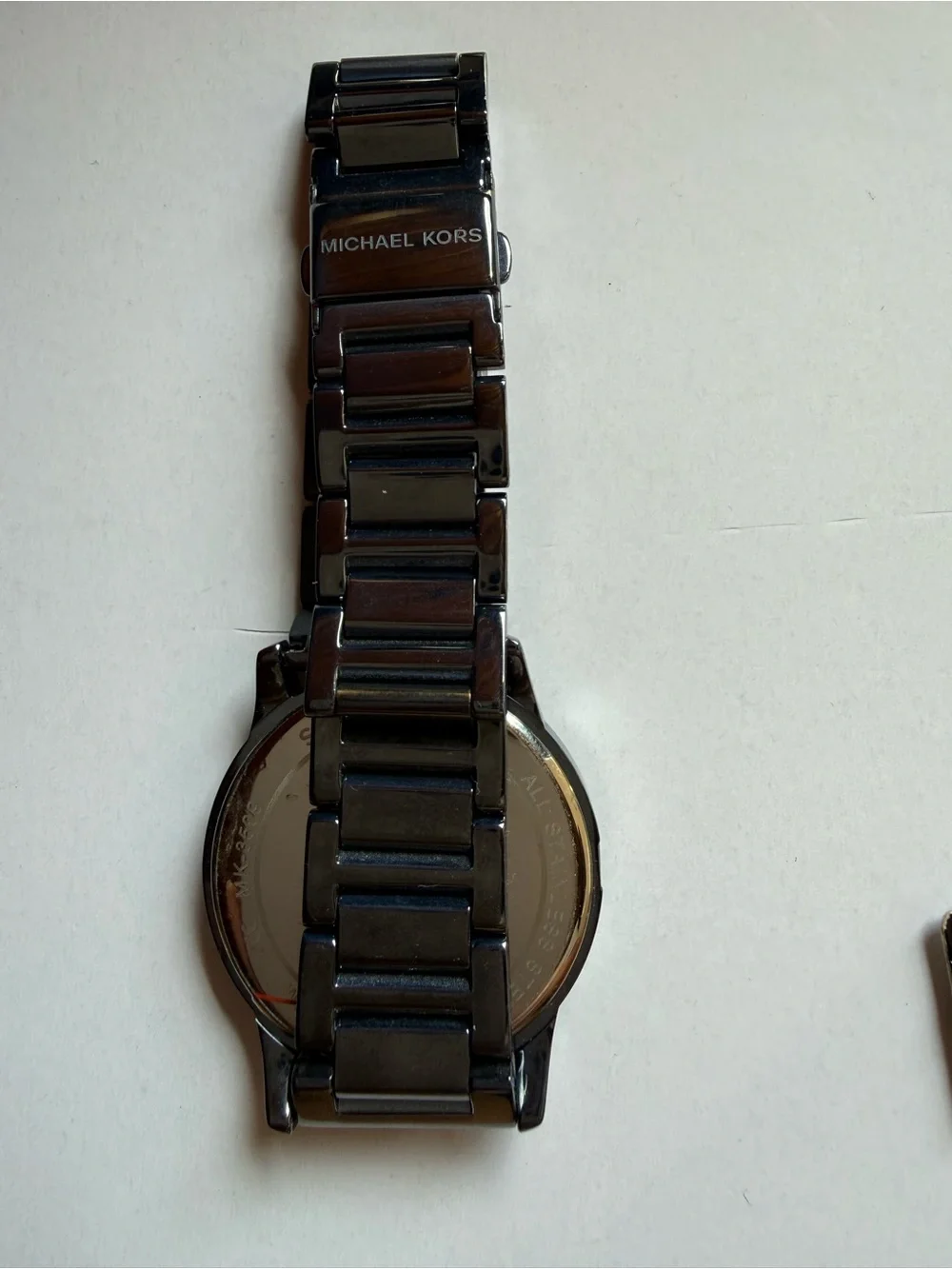 Michael Kors Slim Runway Blue Stainless Steel Watch, model MK3419 New W/O Tags